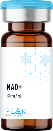 A bottle of NAD+