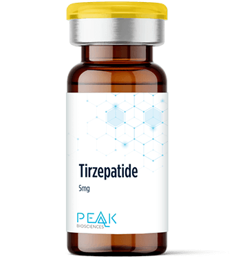 Tirzepatide peptide vial for weight loss and metabolic support