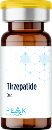 A bottle of Tirzepatide